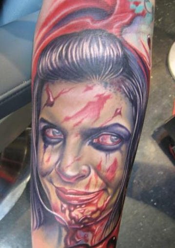 tatouage zombie 1033