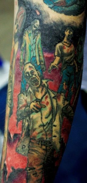 tatouage zombie 1036
