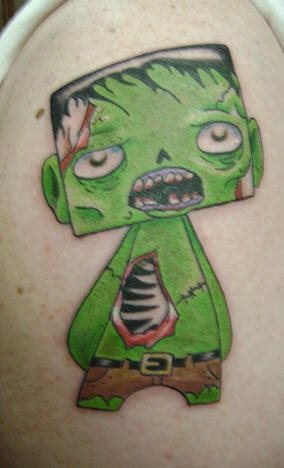 tatouage zombie 1037