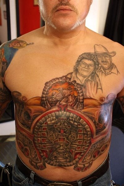 tatouage abdomen 24