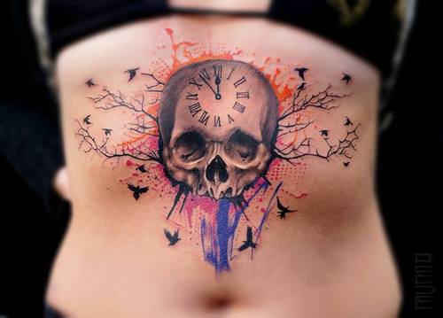tatouage abdomen 55