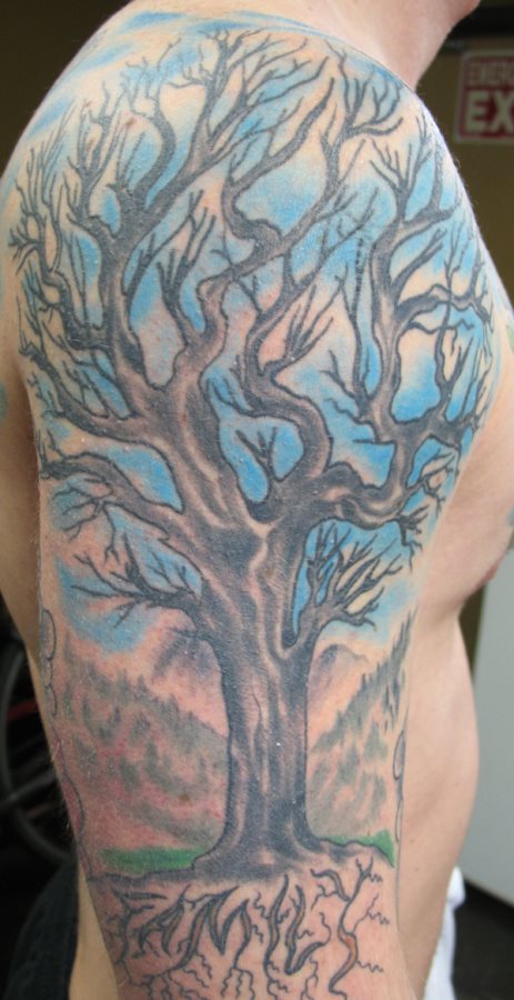 tatouage arbre 07