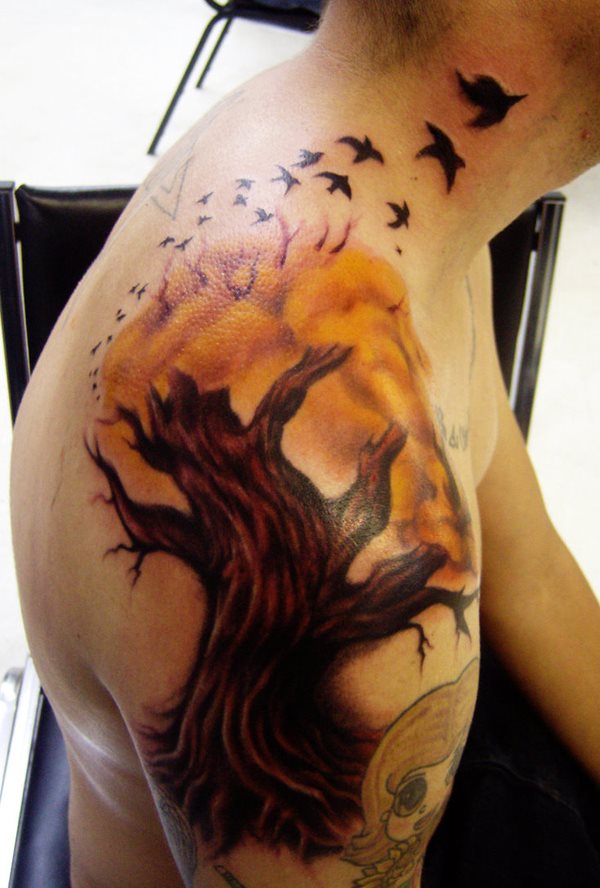 tatouage arbre 08