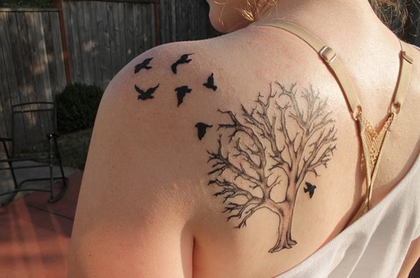 tatouage arbre 16