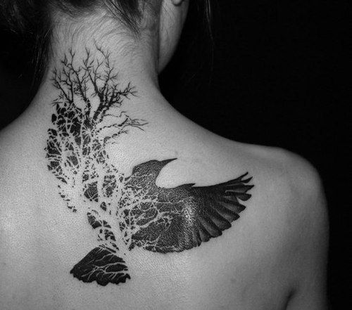tatouage arbre 22