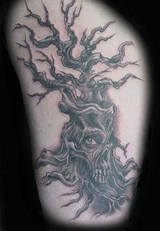 tatouage arbre 52