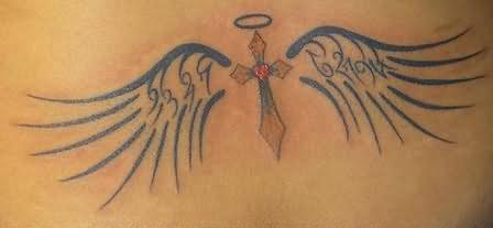tatouage croix 23