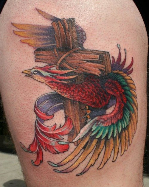 tatouage croix 51