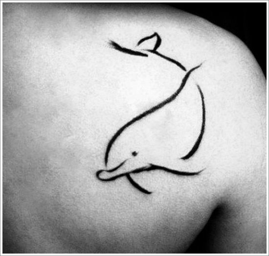 tatouage dauphin 20
