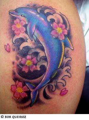 tatouage dauphin 34