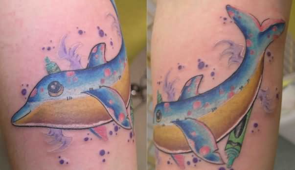 tatouage dauphin 58