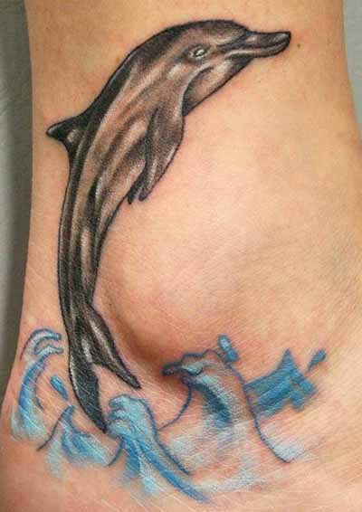 tatouage dauphin 60