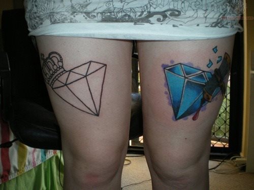 tatouage diamant 44