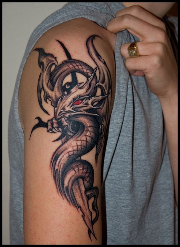 tatouage dragon 30