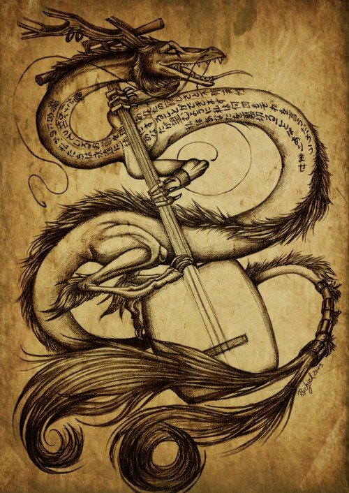 tatouage dragon 36