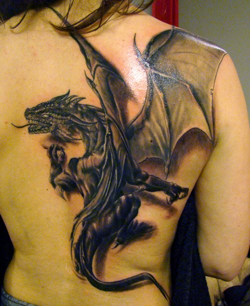 tatouage dragon 39