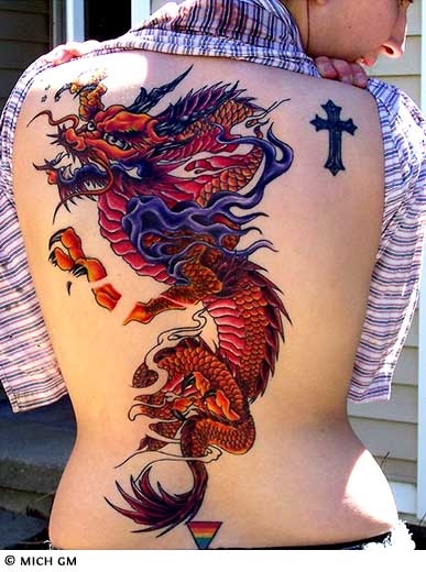 tatouage dragon 40