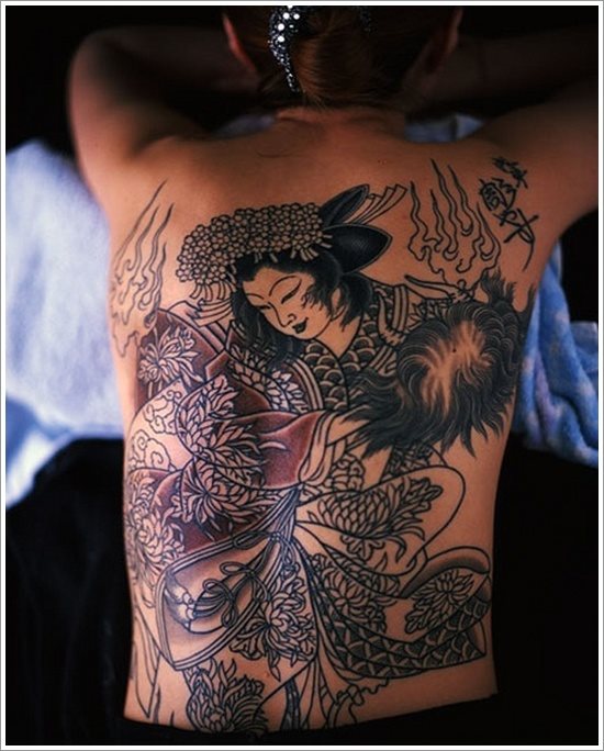 tatouage geisha 26