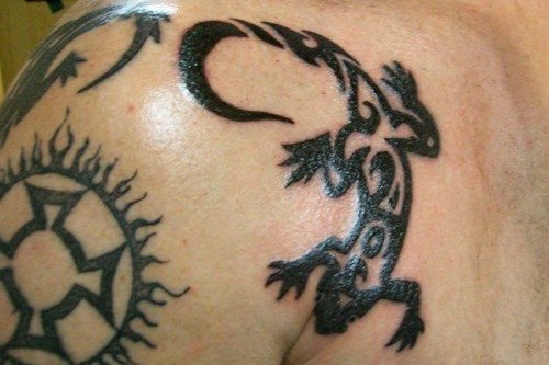 tatouage iguane 21
