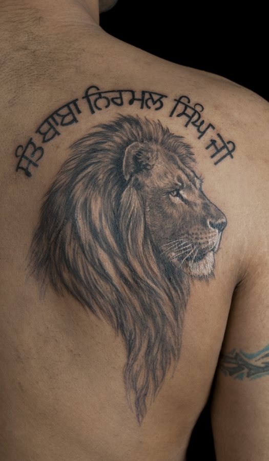 tatouage lion 09