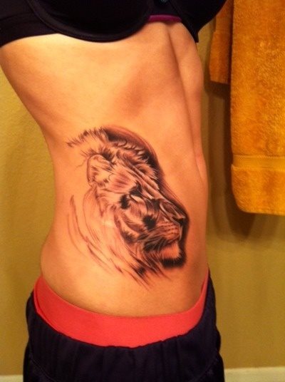 tatouage lion 11