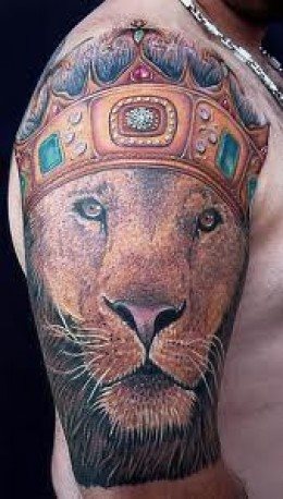 tatouage lion 19