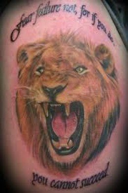 tatouage lion 21