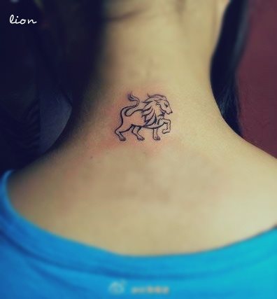 tatouage lion 27