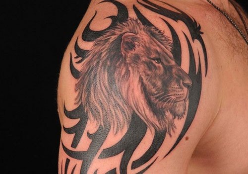 tatouage lion 31