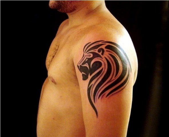tatouage lion 32
