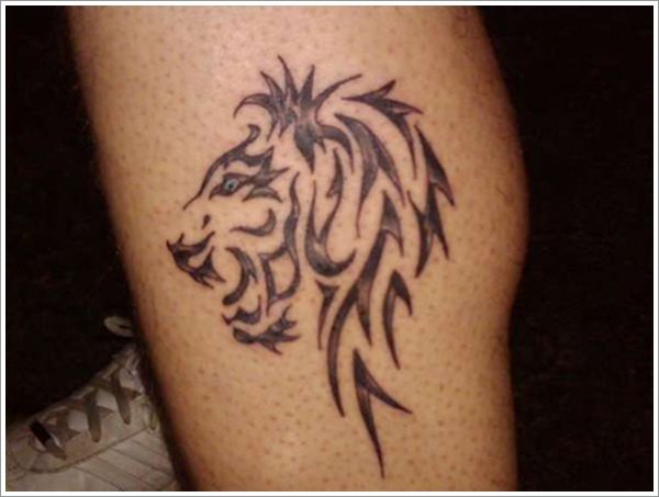 tatouage lion 60