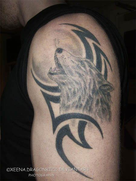 tatouage loup 13