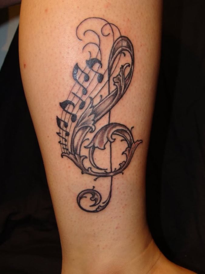 tatouage musique 27