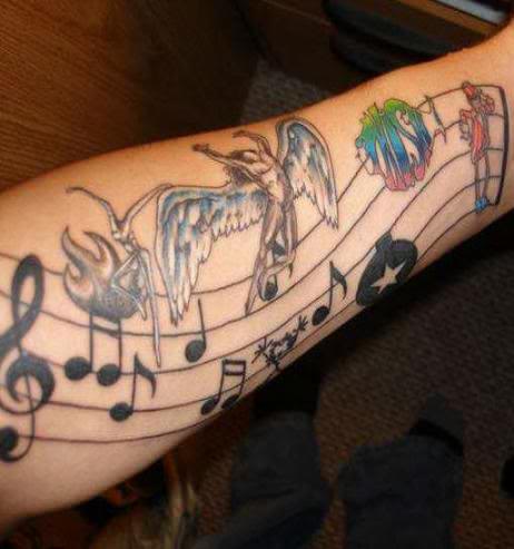 tatouage musique 37