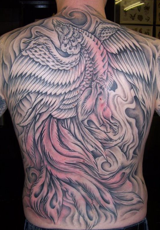 tatouage oiseau phoenix 04