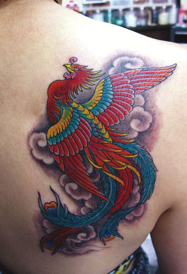 tatouage oiseau phoenix 09
