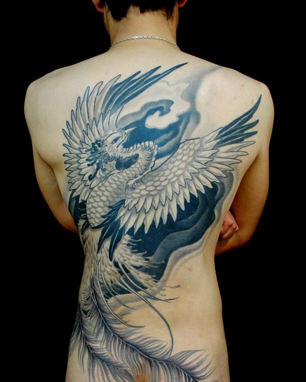 tatouage oiseau phoenix 10