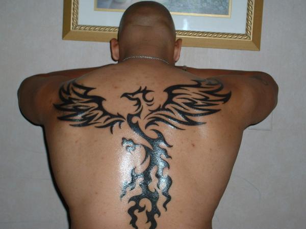tatouage oiseau phoenix 25