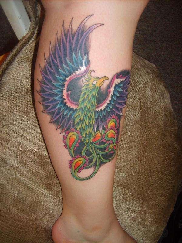 tatouage oiseau phoenix 30