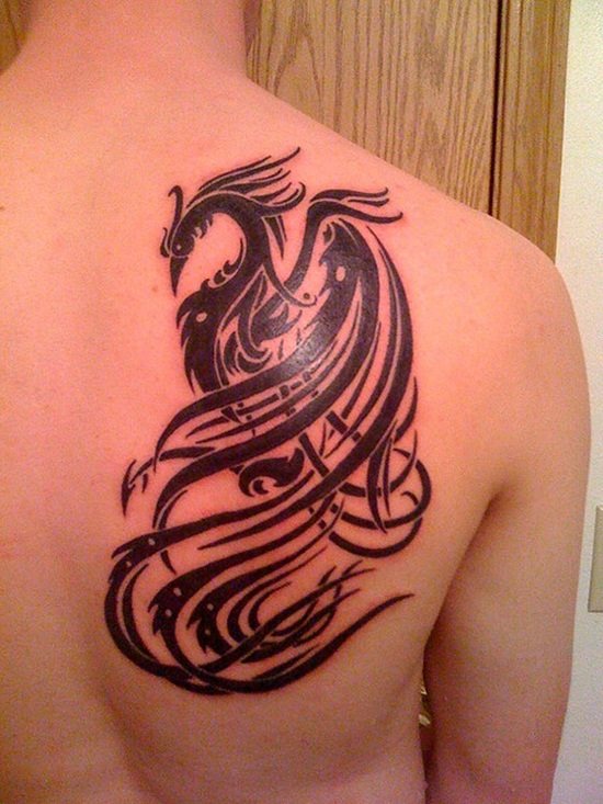 tatouage oiseau phoenix 44