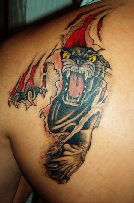 tatouage panthere 17