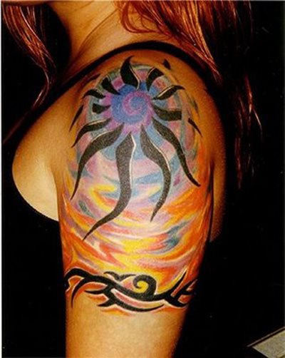 tatouage soleil 08
