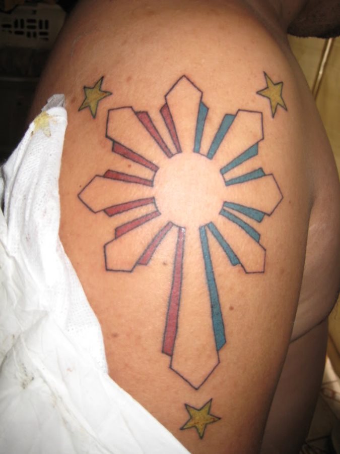 tatouage soleil 51