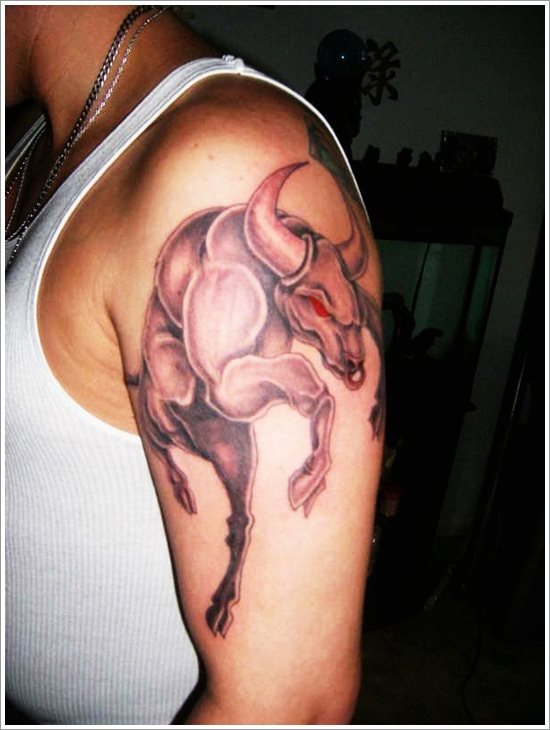 tatouage taureau 34