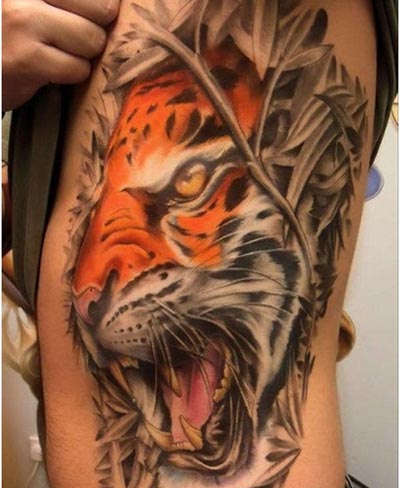 tatouage tigre 13
