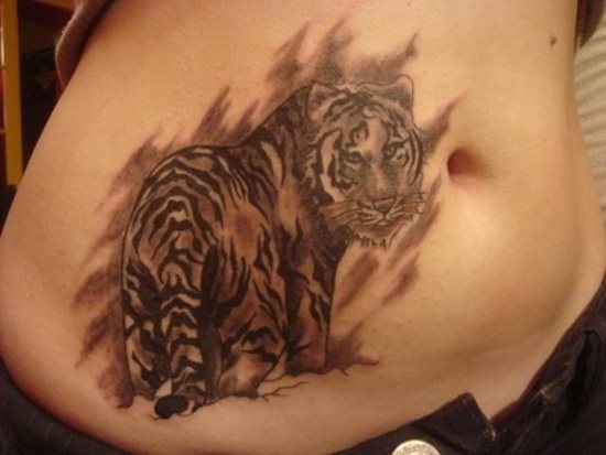 tatouage tigre 32