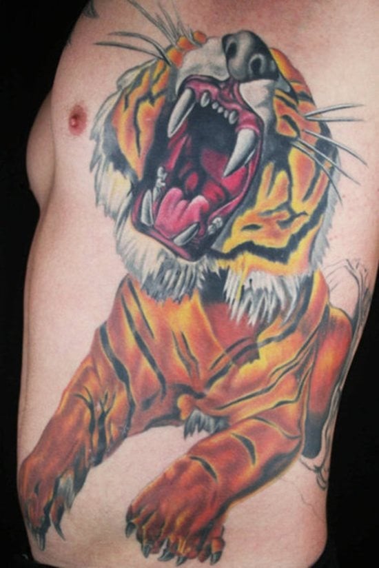 tatouage tigre 34