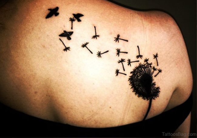 dandelion tatoo 1