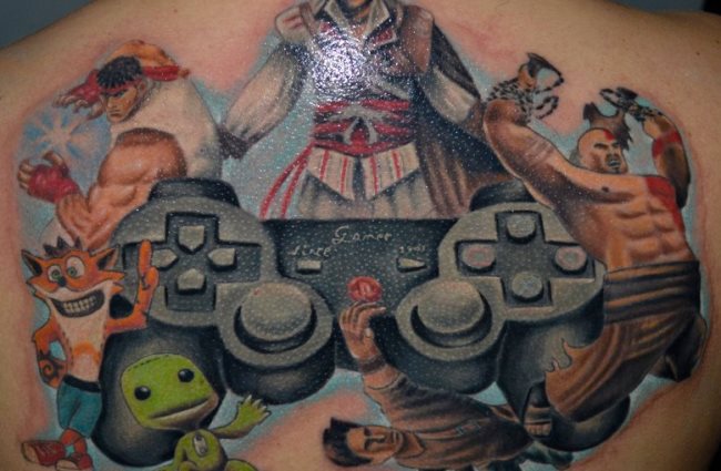 gamer tatoo 2