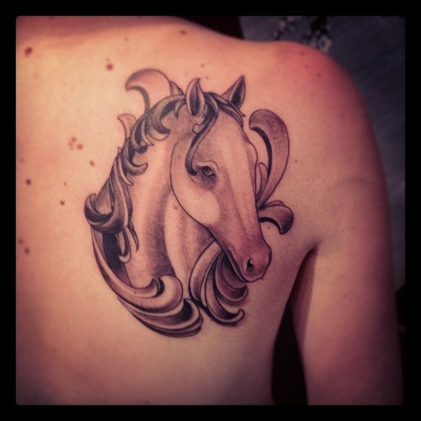 horse tattoo 2